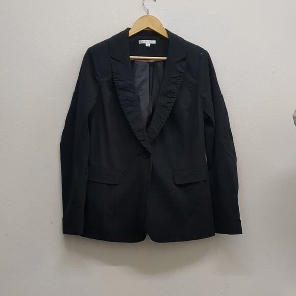 Cabi black Pinstripe blazer size 10 - Picture 2 of 7